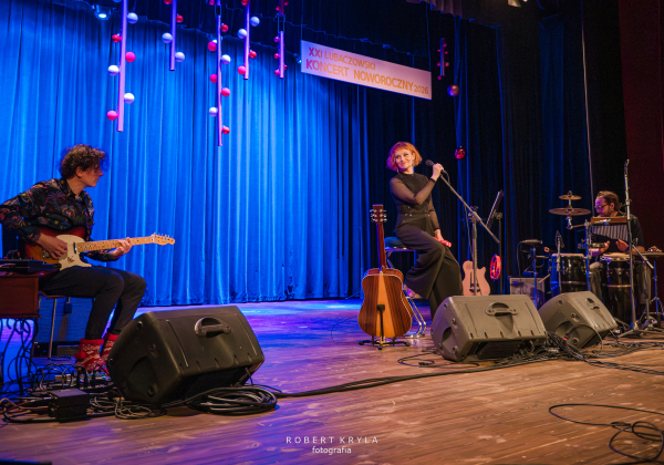 Koncert Noworoczny w Lubaczowie z udziałem Eweliny Flinty [ZOBACZ ZDJĘCIA]